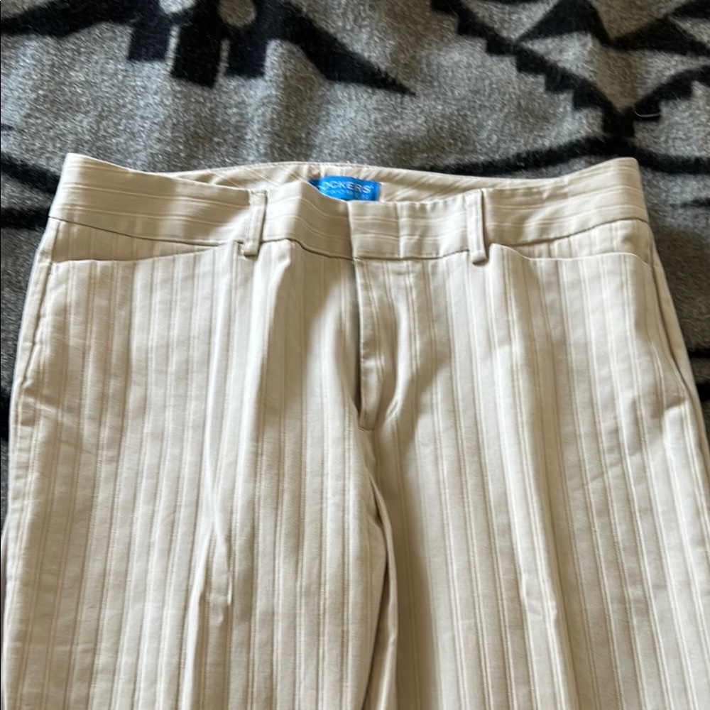 Dockers Beige Pinstripe Pants